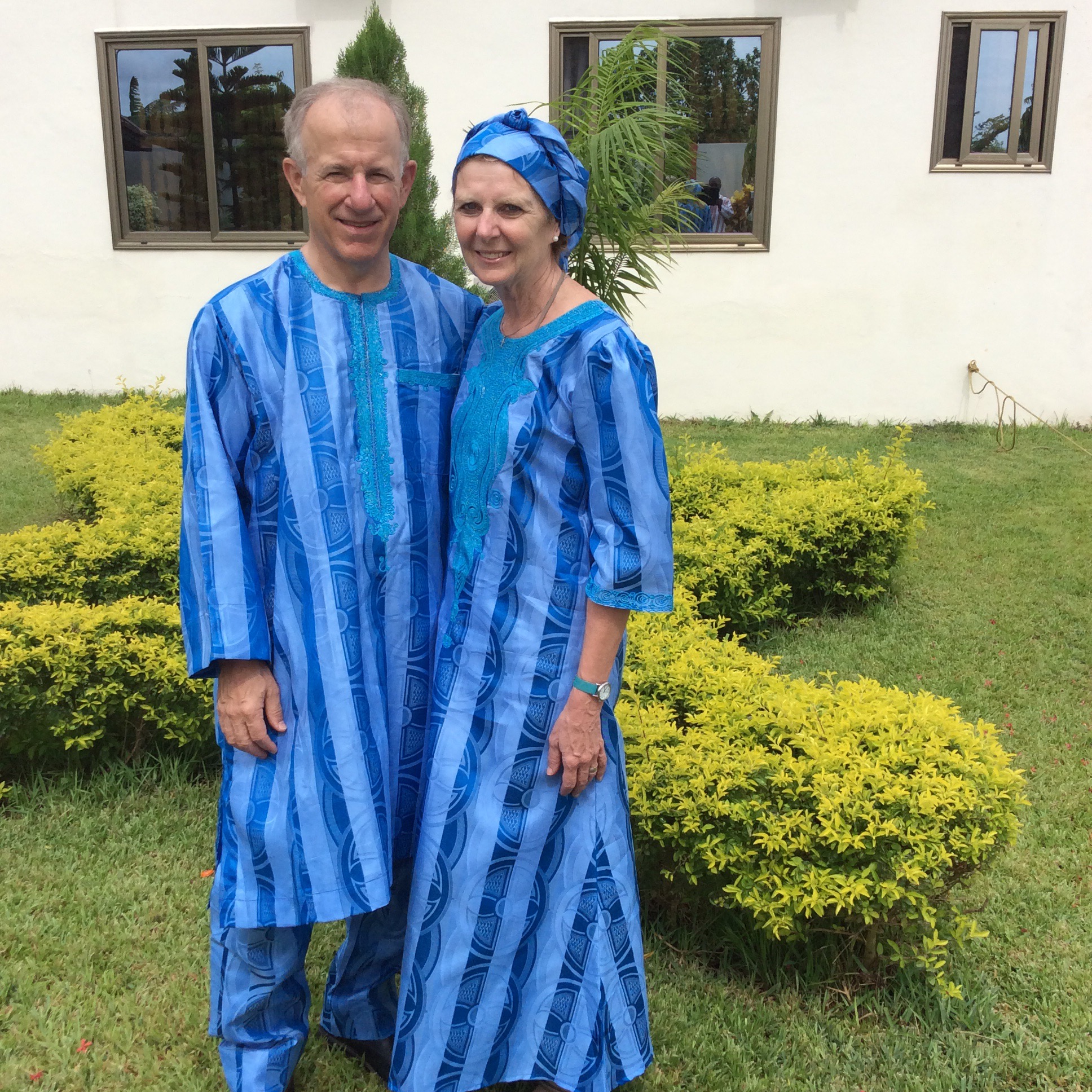 Bob and Barb James in Ghana, 2016