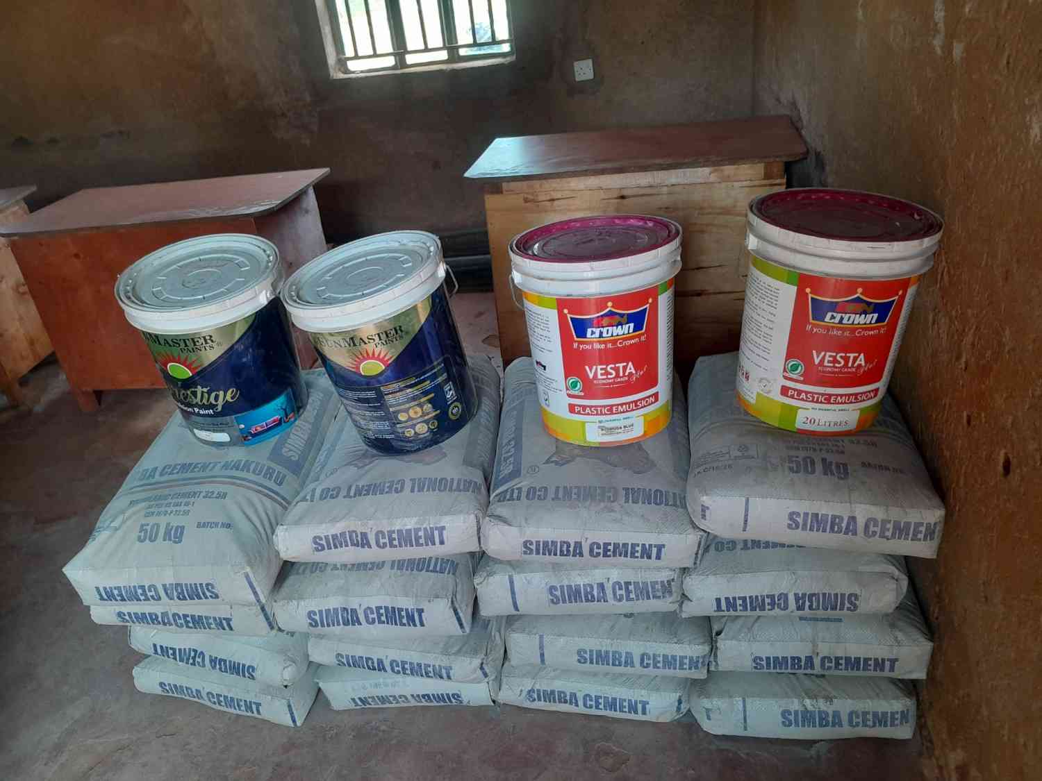 Construction supplies for Mercy Mission